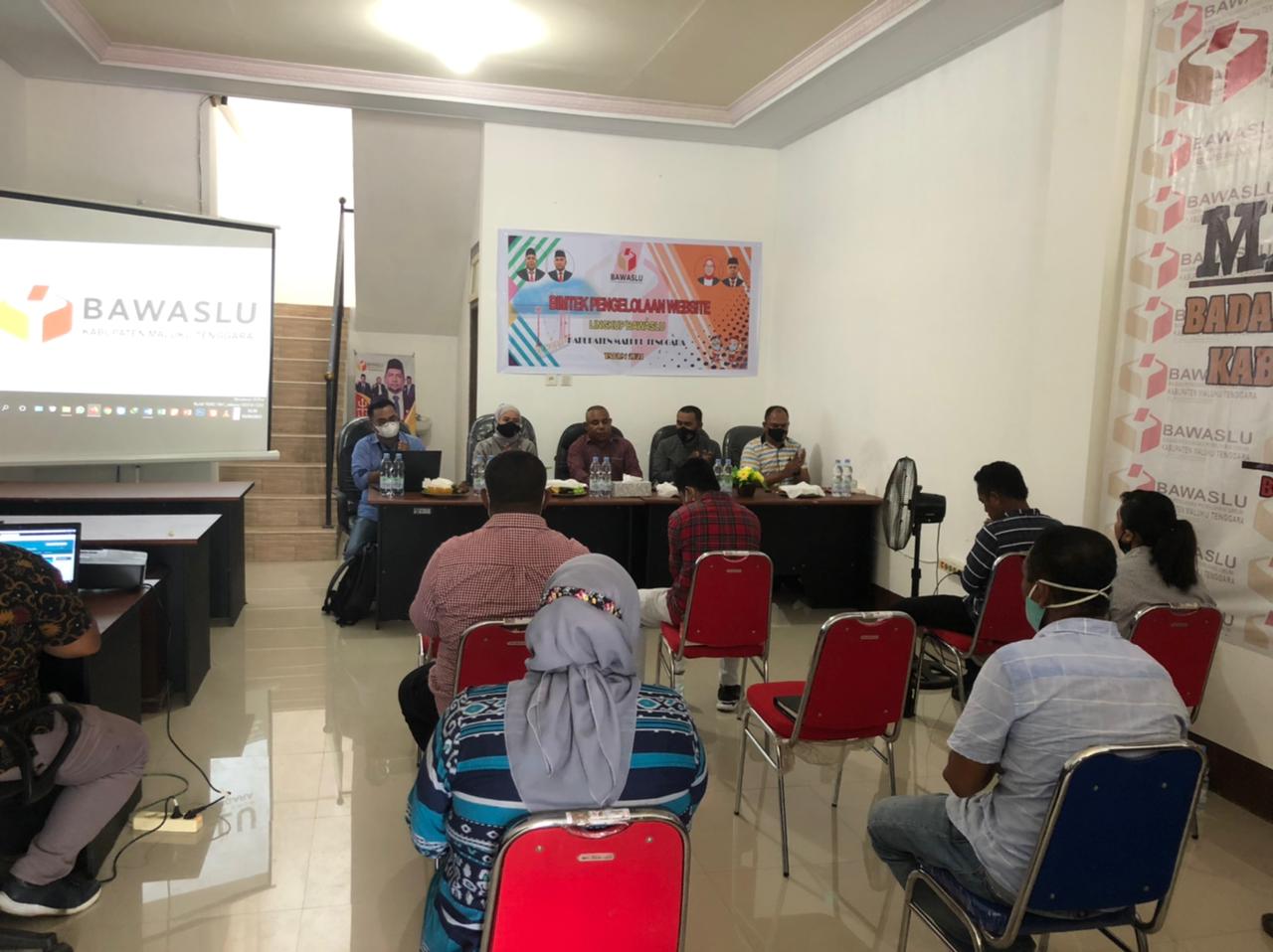 Kembangkan Pengelolaan Website, Bawaslu hadirkan Kadis Infokom