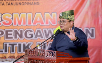 Resmikan Kampung Pengawas Antipolitik Uang di Tanjungpinang, Bagja Minta Kedepankan Pencegahan