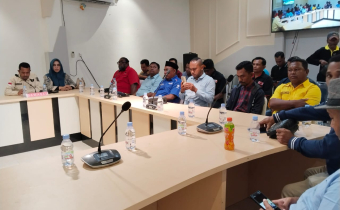 Anggota Bawaslu Kabupaten Maluku Tenggara  Kordiv. HP2H Marselus Hungan, S.sos., M.Si hadiri Rapat Koordinasi Persiapan Pendaftaran Pasangan Calon Pemilihan Kepala Daerah Serentak tahun 2024