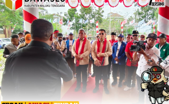 PASANGAN BACALON MTH DAN VR MENDAFTAR KE KPU MALUKU TENGGARA